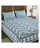 Blocks Of India Design 21 Cotton Block Print King Size Bedsheet
