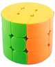 Azhari 3x3 Stickerless Speed Cylinder Cube for Kids & Adults Speedy Stress Buster Brainstorming Puzzle (Multicolor)