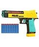 Azhari police 2 in 1 gun soft bullets and water spray multicolor