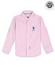 US Polo Assn Full Sleeves Shirt With Logo Embroidery - Pink
