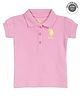 US Polo Assn Knit Half Sleeves T-Shirt Logo Print - Pink