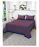 Clio's Heritage Store Timeless Barmeri Handscreen  Pink Flower Printed Pure Cotton Bedsheet