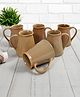 Clio's Heritage Store Golden Flask Double glazed Mug - Pack of 6