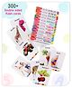 Babyhug 320 Pieces Early Learning and Educational Double Sided Flash Cards- 12 Sets