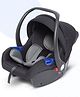 Bonfino Carry Safe Car Seat, Flame Resistant Fabric, Curved Handle, Adjustable Canopy| Carry Cot, Feeding Chair & Rocker Modes| Stylish Curved Handle| Shock Resistant Foam
