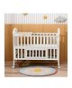 Bonfino Dream Luxe Cot cum Rocking Bed - White