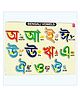 Wooden Bengali Swar Peg board puzzle- 12*9 inch