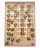 Wooden Odia Alphabet Peg board puzzle- 12*18 inch