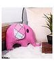Stitchnest Elephan Shaped Cushion for Home Décor - Pink