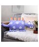 Stitchnest Dinosaur Purple Color Shaped Cushion for Home Décor