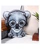 Stitchnest Koala Bear Shaped Cushion for Home Décor - Grey