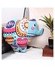 Stitchnest Mammoth Shaped Cushion for Home Décor