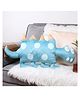 Stitchnest Dinosaur Blue Color Shaped Cushion for Home Décor