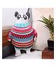 Stitchnest Panda Shaped Cushion for Home Décor