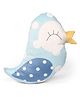 Stitchnest Bird Light Blue Shaped Cushion for Home Décor