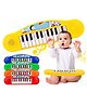 Fiddlerz Baby Piano Multi-Function Mini Portable Piano Keyboard Musical Toy for Kids Babies Girls Boys Gifts - Yellow