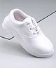 Pine Kids Lace Ups School Shoes - White