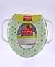 Babyhug Pro Soft Cushioned Baby Potty Seat with Handle Polka Dot Print- Green