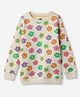 The Souled Store Tss Originals Full Sleeves Autumn Bloom Flowers Printed Sweatshirt - White