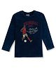 GINI & JONY Full Sleeves Original Text Printed Tee - Blue