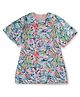 GINI & JONY Half Sleeves Floral Printed Dress - Pink
