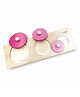 WoodBee Toys Montessori Wooden Circle Seriation Educational Puzzles