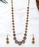 THE PARI Victorian look classy mala necklace with earrings