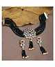 The Pari Classy Designer Etnnic Jewellery Set- Black