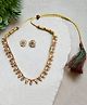 The Pari Classy Designer Etnnic Jewellery Set- Golden