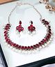 The Pari Classy Designer Etnnic Jewellery Set- Silver