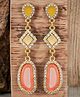 The Pari Diva Look Stylish Contemporary Earrings- Multi