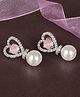 The Pari Stylish Designer Earrings- Pink