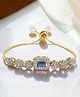The Pari American Diamond Studded Designer Bracelets- Blue
