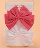 Babyhug Free Size Headbands with Bow Applique Pack of 2 - Fuchsia & White