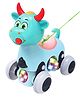 FunBlast Pull Along Animal Figure Toy with Flashing Lights and Music  Blue