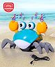 Play Nation Blue Crawling Crab Rechargeable Musical Toy| Interactive Early Learning & Entertainment Toy For 3 Years+ Kids| Fun Moving Toy With Sound and Lights| Improves Hand Eye Co-ordination| Gifting Toy| BIS Certified