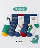 SYGA 5 Pairs Baby Girl & Baby Boy Socks, Toddlers Infant Cotton Stretch Crew Socks with DianaSor Design, Suitable for 9-24 months baby