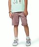 My Milestones Solid Cargo Pocket Shorts  - Ash