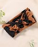 KIDLINGSS Abstract  Printed Bow Embellished Headband - Brown