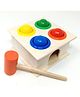 A&A Kreative Box Wooden Ball & Hammer Game - Multicolour