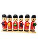 A&A Kreative Box Wooden Police Band Pretend Play Peg Dolls