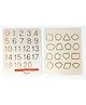 A&A Kreative Box Wooden Let's Learn to Write Set Dual Side - White