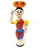 A&A Kreative Box Wooden Village Lady- Pretend Play(Colour May Vary )