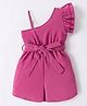 Kookie Kids    Sleevelss Jumpsuit  Solid Colour - Fuchsia