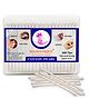 Majestique Paper Cotton Swabs Natural Cotton Buds Gentle on Face Ear Cleaning All Natural Cotton Swabs (200 Swabs)