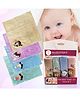Majestique Baby Face Towels,Kids Hankies, Baby Bathing Cloth for Newborn,Infant,Kids 10x10inch, Multicolor (Pack of 4)