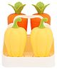 Fruit Shaped Ice Mould Set of 4 -Multicolor