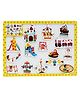 EZ Life Kids Puzzle With Magnetic White Board - Yellow