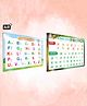Gowoo Alphabet Unlimited Write and Wipe and Hindi Sulekh Unlimited Write and Wipe Slates | Combo of 2 Slates