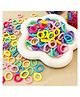 Ortis Multicolor Pastel Mini Hair Ties Multicolour - 90 pieces